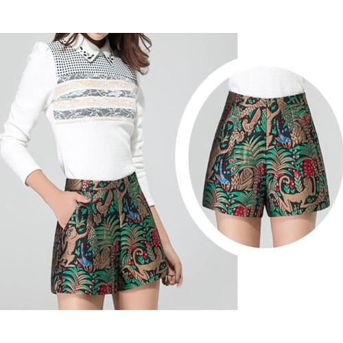 145cm width European style wood and monkey yarn dyed Metallic Jacquard Brocade Fabric for women fashion dress, clothing