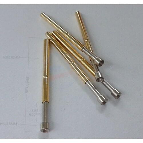 2.5mm socket probe 2.0mm test probe p125-a cup shaped concave needle 34mm spring needle
