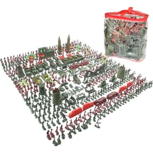 519PCS Military Soldiers Army Men Figures Accessories Model Playset Toys Set for Kids Children Boys Birthday Christmas Gifts