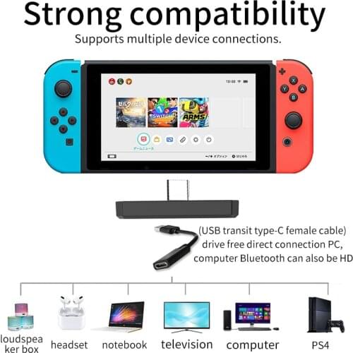 Audio Bluetooth Transmitter 5.0 for Nintendo Switch PS4 TV csr8675 Aptx HD USB Optical Coaxial AUX Bluetooth adapter MR285