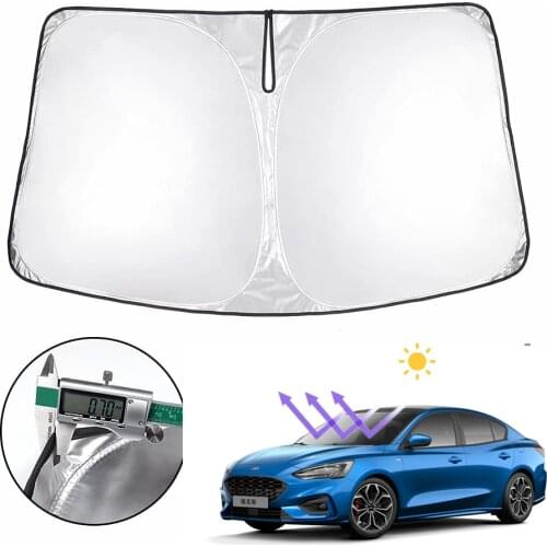 Car Sun Visor Windshield sunshade Auto Front Window Sun Shade Windshield Visor For Ford Focus MK4 2019 2020 2021 Accessories