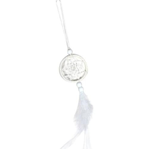White Dreamcatcher Wind Chimes Indian Pendant Dream Catcher Hanging Decor