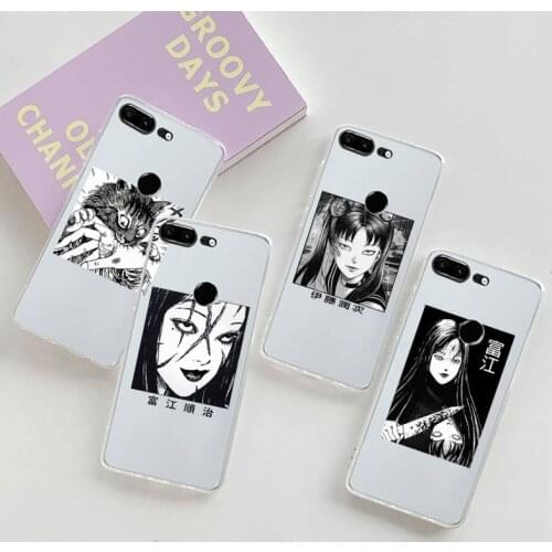 0 Anime cartoon horror design Phone Case Transparent for Huawei nove e 6 5 4 3 2 s i se pro lite