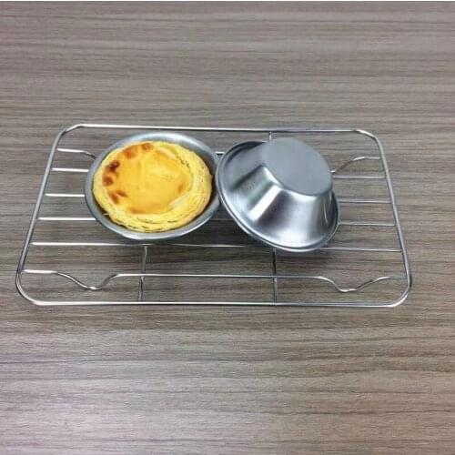 DIY Baking Tools Round 304 Stainless Steel Cake Tarts Cakes Mini Cake Pan Pudding Mold Mould 10pc/lot