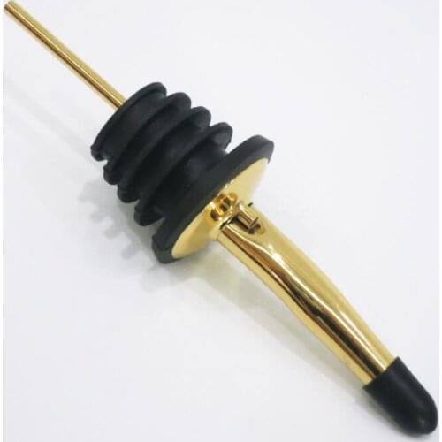 Home Bar Tool Rose Gold wine Olive Oil Pourer Dispenser Spout Pourer Red Wine bottle stopper LX8365