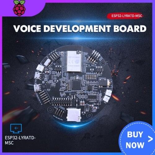 ESP32-LyraTD-MSC Voice development board AEC case USE Microsemi DSP ESP-ADF ALSO CAN USE ESP32-LyraTD-MSC WITH ESP32-WROVER
