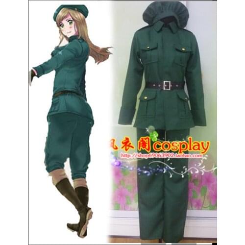 FAxis Powers Hetalia Hungary Cosplay Costume with hat 11