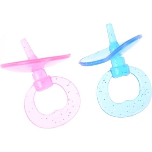 Hot Sale 2pcs Baby Doll Pacifier Bottle for Nursery Doll House Feeding Kids Pretend Play Games Toys