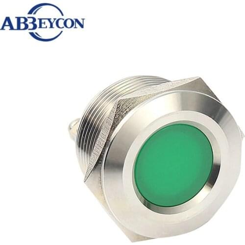 IN44 22mm stainless steel housing customized voltage anti-vandal indicator