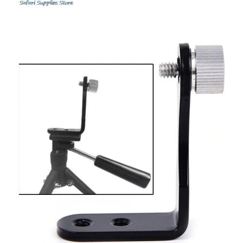 1Pc L-Shape Metal Binocular Adapter Mount Tripods Bracket Adapter For Binocular Telescope Binocular Bracket Adepter