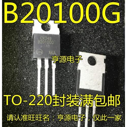 Fast recovery rectifier diode chip MBR20100CT MBR20100G B20100G TO220