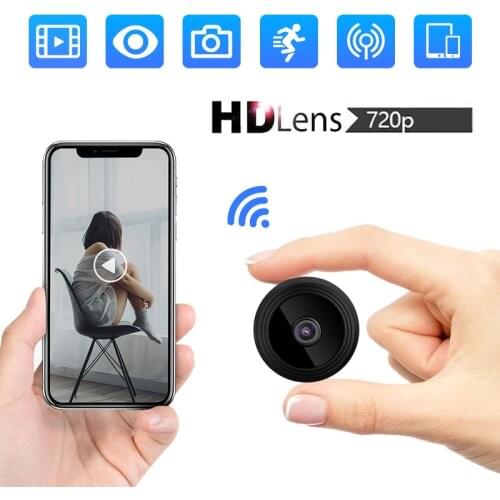 Mini Camara IP WIFI HD Camcorder APP Remote Monitor 720P Wireless Smart Home Security DVR Night Sight Camara Support Dropship
