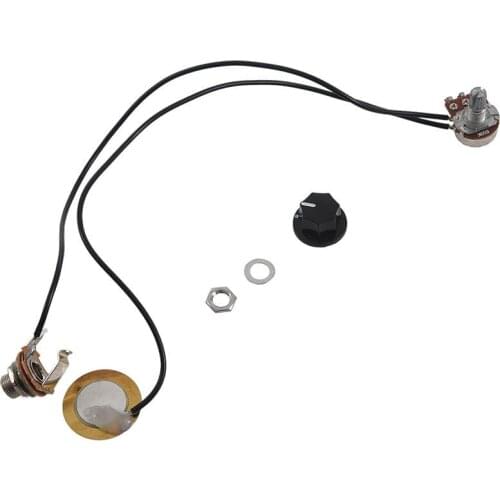 New 10 Set 27MM Guitar Pickup Piezo Transducer Prewired Amplifier with 6.35MM Output Jack for Acoustic Guitar Cigar Box