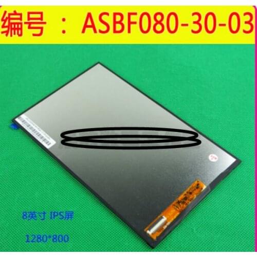 Onda V820W LCD ASBF080-30-01 02 03 display screen within 1280 * 1280 resolution