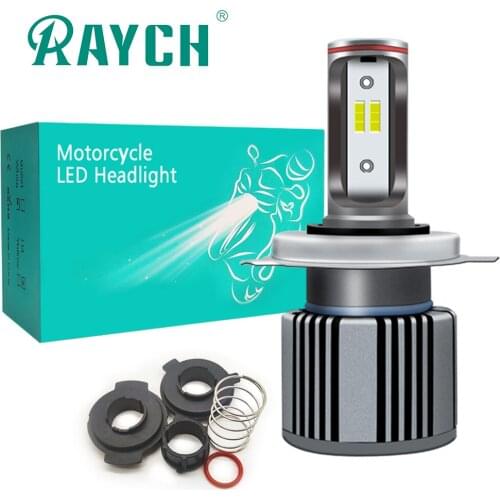 LED Headlight Bulb For Motorcycle H4 BA20D(H6) P15D(H6M) All in One 4000Lm 6000K DC 9-80V LED CSP Motor LED Bulb