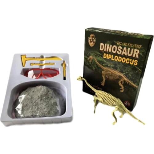 Jurassic Dinosaur Fossil excavation kits Education archeology Exquisite Toy Set Action Children Figure Education Gift Baby