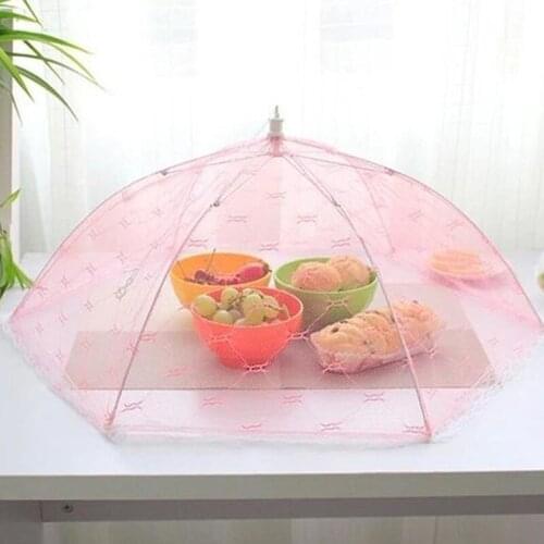 Gauze Umbrella Food Cover Picnic Kitchen Anti Fly Mosquito Net Table Tent Meal Cover Table Mesh Food Cover Kitchen Tools