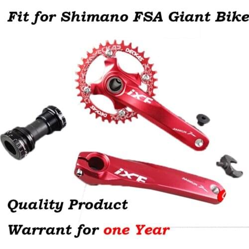 Mountain Bike Bicycle 170mm Crankset Crank Sprocket Aluminum Alloy Road Bike Chainwheel Fit For Shimano FSA XTC 750