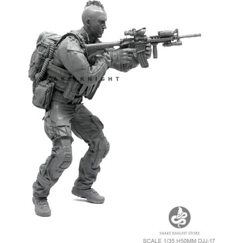 1/35 Resin Soldier Model Kit self-assembled DJJ-17