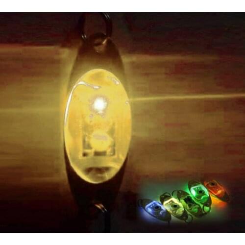 1pc Fishing Light 6 cm/2.4 inch Flash Lamp LED Deep Drop Underwater Eye Shape Fishing Squid Fish Lure Light