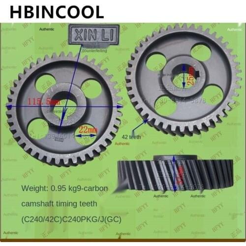 For Forklift truck accessories Forklift camshaft timing gear (42 teeth) 9-12522-144-0 C240PKG (GC) High quality accessories