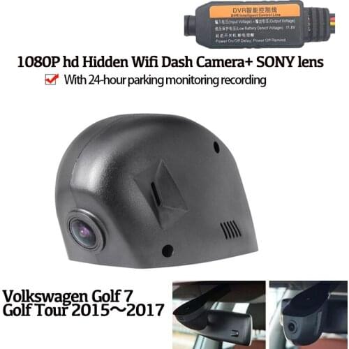 Hd 1080P Car DVR Wifi Video Recorder Dash Cam Camera For BVolkswagen Golf 7 / Golf Tour 2015 2016 2017 Novatek 96658 SONY Lens