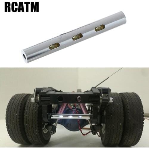 Cnc Aluminum Alloy Metal Led Taillight For 1/14 Tamiya RC Truck Tipper Truck Actros MAN Scania R620 56323 R730 DIY Part