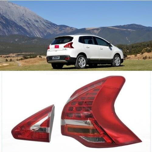 For Peugeot 3008 rear tail light assembly 2013 2014 2015 year turn signal brake light reversing light rear fog light