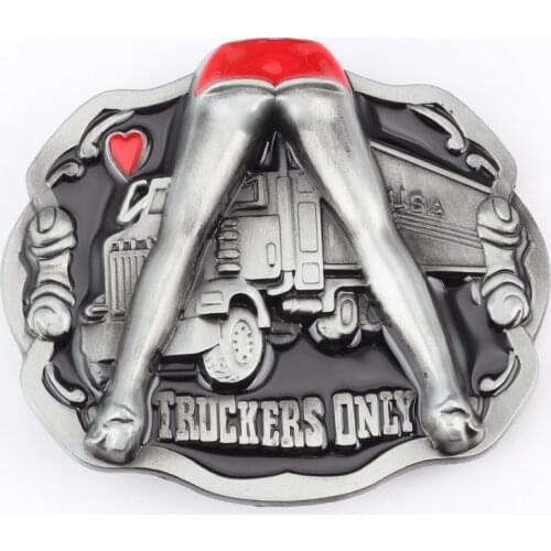 Truckers only belt buckle Belt alloy accessories supplement belt independently