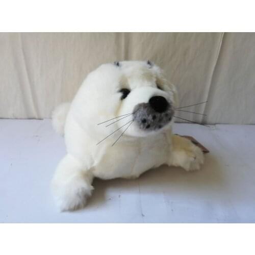 Lovely cartoon seal plush toy large 30cm soft doll pillow toy Christmas gift w0299
