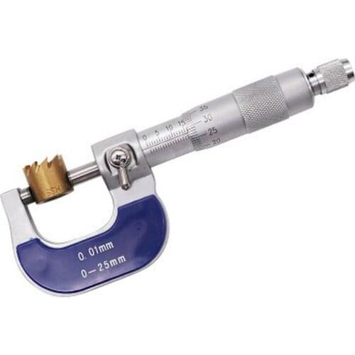 Micrometer 0-25mm 1inch Range 0.01 mm Diameter Industrial Wall Thickness Measuring High Precision Metal Measure Gauge
