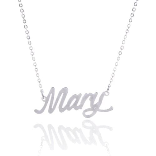 Fashion Choker Namenskette Customized Nameplate Stainless Steel Personalized Necklace