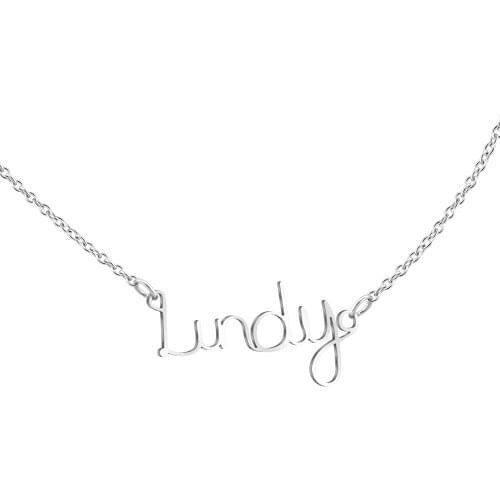 Trendy Name Necklace Custom Name Necklace Personalized Name Necklace Jewelry Gift for wife girlfriend