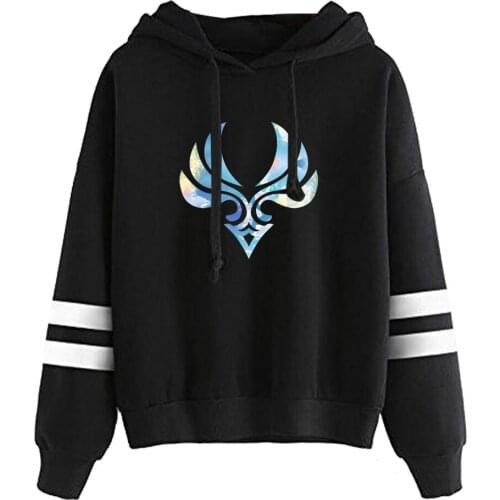 Boys/Girls Fashion Anime Hoodies Hot Game Genshin Impact Sweatshirt Casual Pullover Clothes Unisex Tracksuit