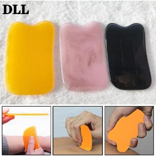 Newly Beeswax Guasha Scraping Massage Scraper Face Massager Acupuncture Gua Sha Board