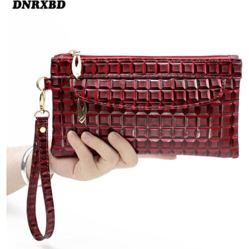 2021 New Fashion Women Wallets Wristlet Handbags Leather Zipper Long Design Purse Clutch Bag Phone Bag Carteira Feminina Wallet