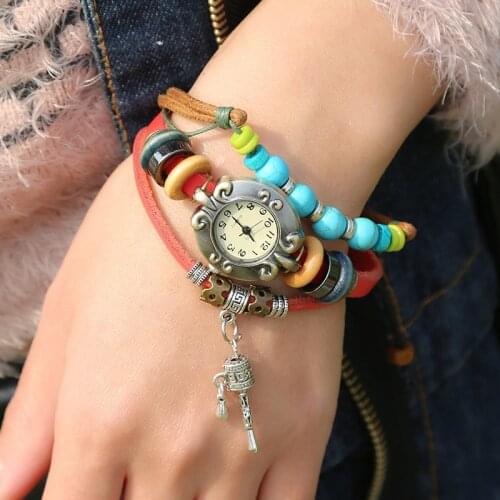 New Coming Fashion Student Jewelry Bracelet Watch Women Personality Design Wristwatches 2021
