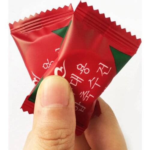 Compressed Towel Travel Disposable Washing Towel Portable Cotton Padded Tissue Compression Thickened Small Square Towel