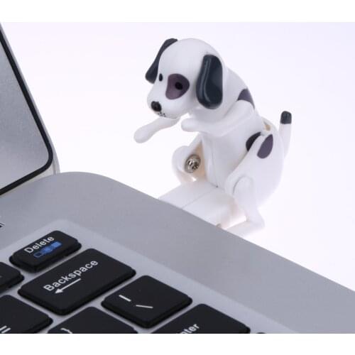 Portable Mini Cute USB 2.0 Funny Humping Spot Dog Rascal Dog Toy Relieve Pressure for Office Worker Best gift For Festiva giftl
