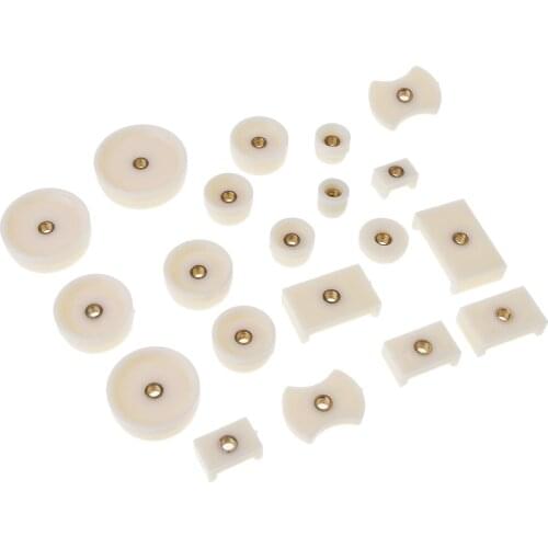 Prettyia 20 Dies Flat &Curve Watch Crystal Press Presser Closer Repair Tools