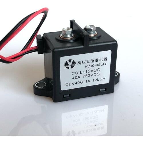 DC 12V24V Relay of High Voltage DC Contactor for CEV40C 750VDC Photovoltaic Power Supply