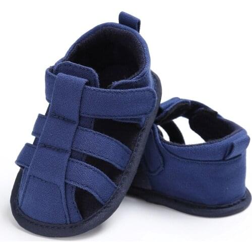 2021 Baby Girl Boy Summer Shoes Newborn Infant Baby Sandals Shoes Soft Sole Solid Causal Anti Slip Breathable 0-18M