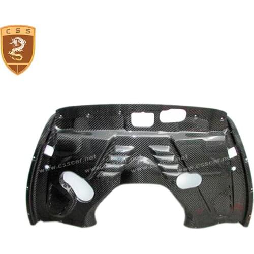 Car Styling Dry Carbon Fiber Interior Trims Engine Cover Panel Kit For Maserati GT GTS GTC 2013 Engine compartment interior trim