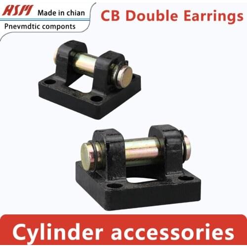 Two Ears Of Pneumatic Cylinder Fitting CB Are Used To Install SC Diameter 32/40/50/63/80/100/125/160/200/250/320