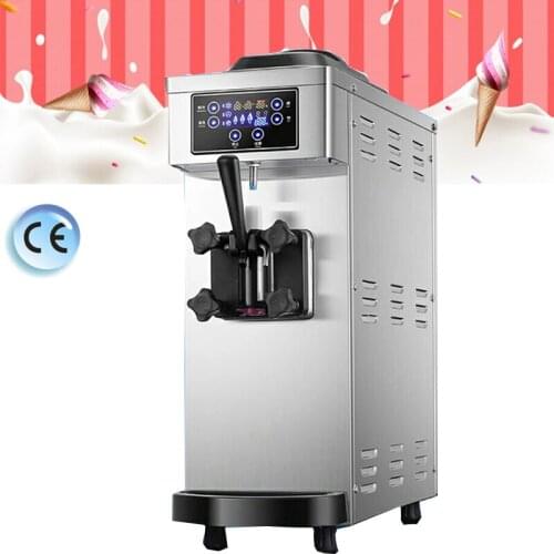 High Quality Stainless Steel Ice Cream Machine 1100W One Flavor Sundae Ice Cream Machine