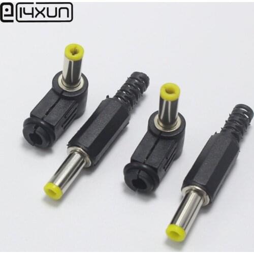 2pcs 5.5*2.5mm /5.5*2.1mm DC Power Plug 90 /180 Degrees 5.5x2.1MM / 5.5*2.5mm dc Male Plug for Audio Video Cable DIY Repair