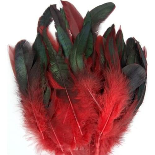 50Pcs Lot Natural Color Rooster Feathers 6-8 Inch Pheasant Chicken Feather Craft