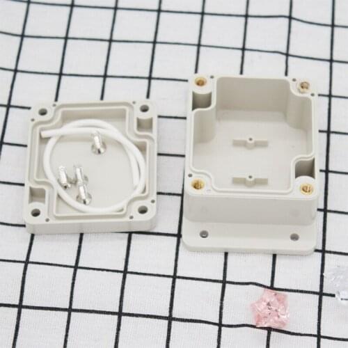 63*58*35mm IP65 waterproof small plastic enclosure with wall mounting fringe use for control box F20-2