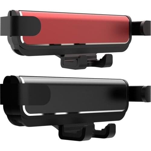 Phone Holder Car Mount/holder Aluminum Alloy Universal Car Phone Mount Anti-Slip For Smartphones Multi-view Steering Adjustment