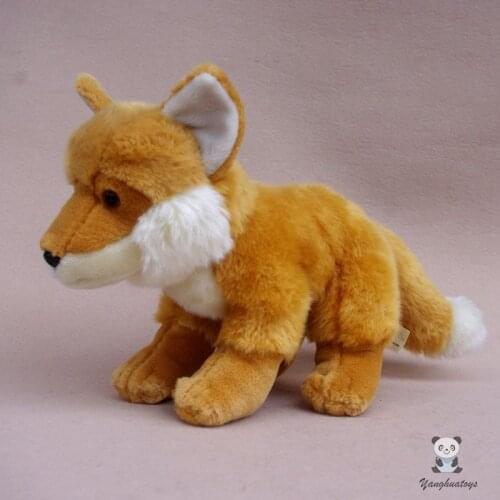 Big Toy Plush Red Foxes Doll Wildlife Simulation Fox Toys For Children Gifts